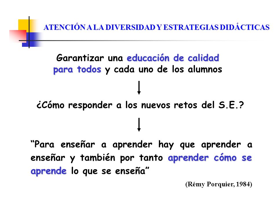 ATENCIÓN A LA DIVERSIDAD Y ESTRATEGIAS DIDÁCTICAS