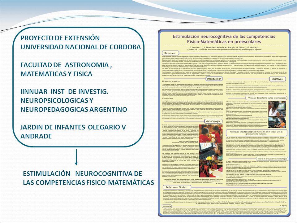 PROYECTO DE EXTENSIÓN UNIVERSIDAD NACIONAL DE CORDOBA. FACULTAD DE ASTRONOMIA , MATEMATICAS Y FISICA.