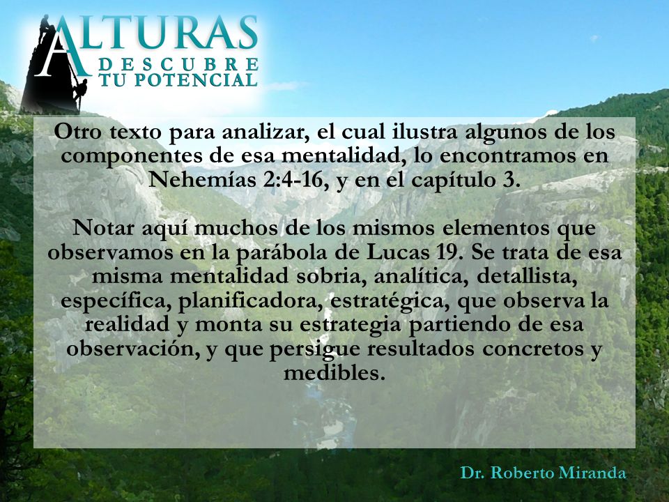 Otro texto para analizar, el cual ilustra algunos de los