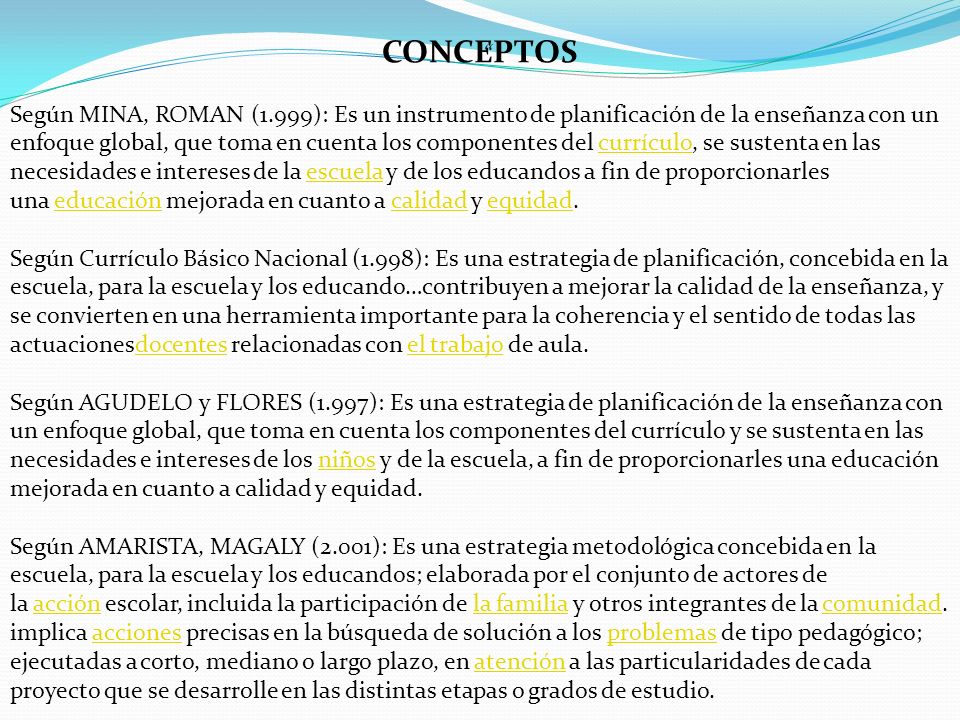 CONCEPTOS