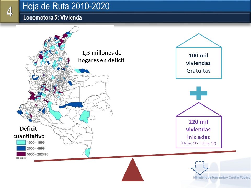 4 Hoja de Ruta Locomotora 5: Vivienda 1,3 millones de