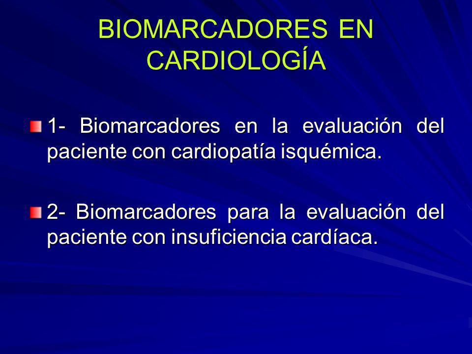 BIOMARCADORES EN CARDIOLOGÍA