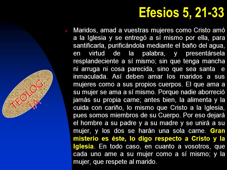 Efesios 5, 21-33