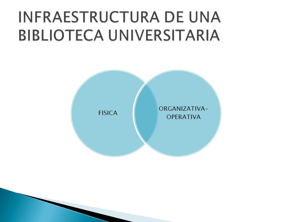 INFRAESTRUCTURA DE UNA BIBLIOTECA UNIVERSITARIA