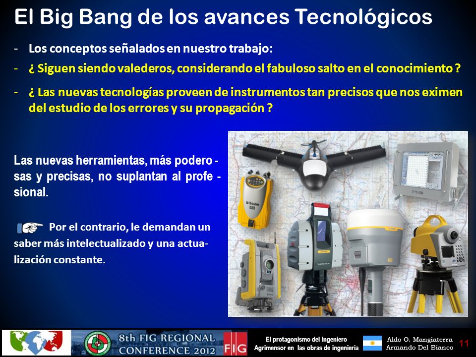 El protagonismo del Ingeniero Agrimensor en las obras de ingeniería