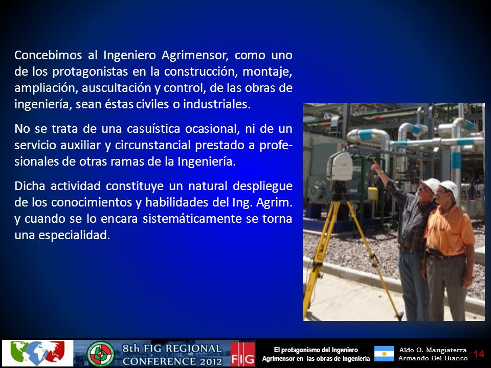 El protagonismo del Ingeniero Agrimensor en las obras de ingeniería