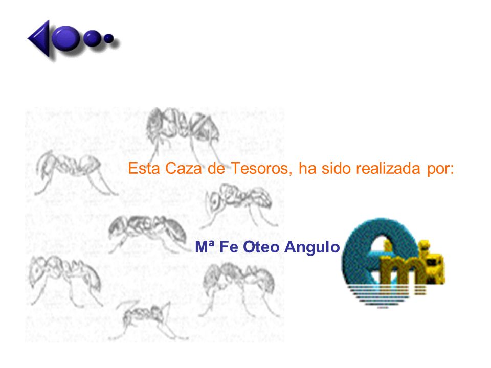 Esta Caza de Tesoros, ha sido realizada por: Mª Fe Oteo Angulo