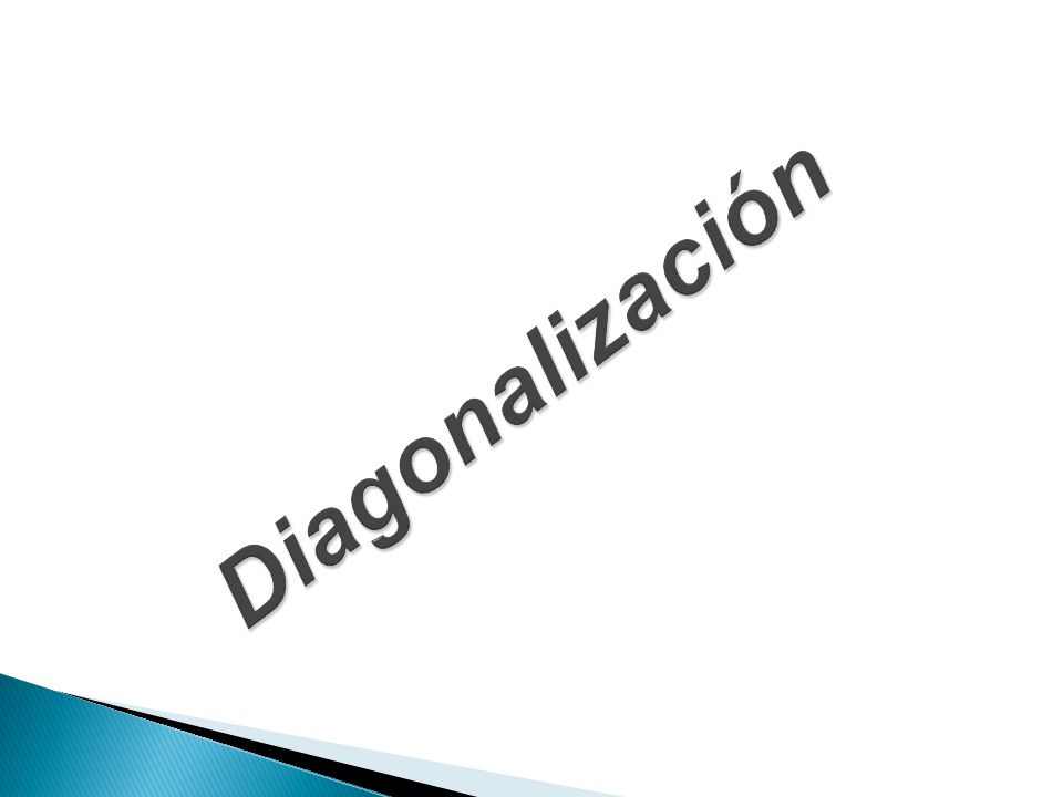 Diagonalización