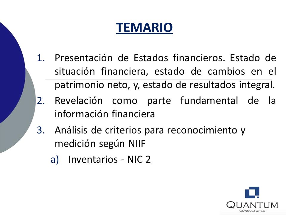 TEMARIO