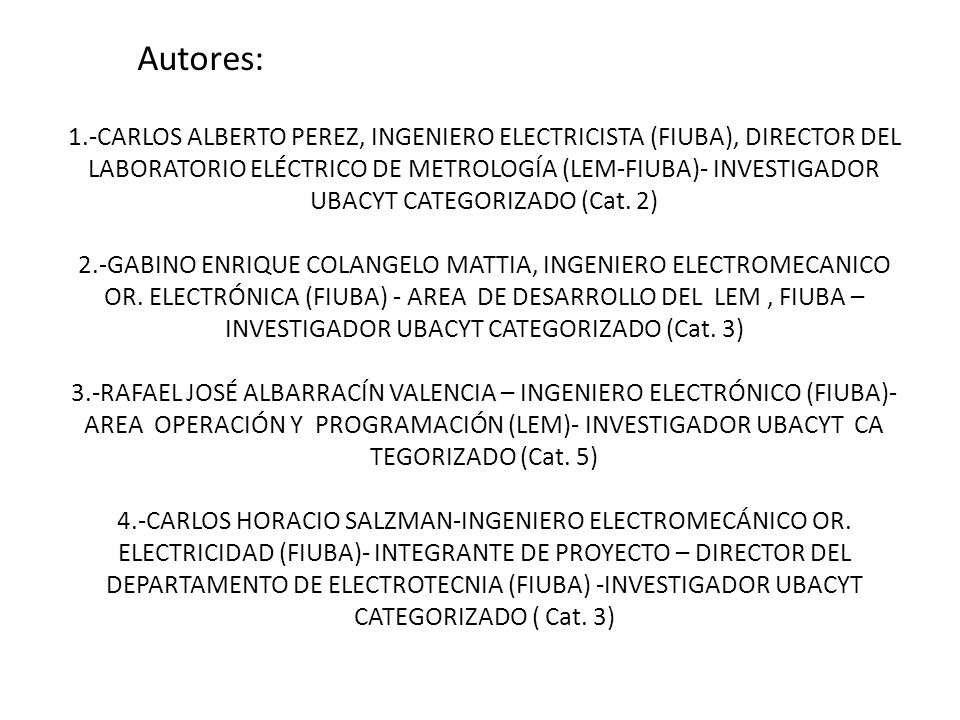 Autores:
