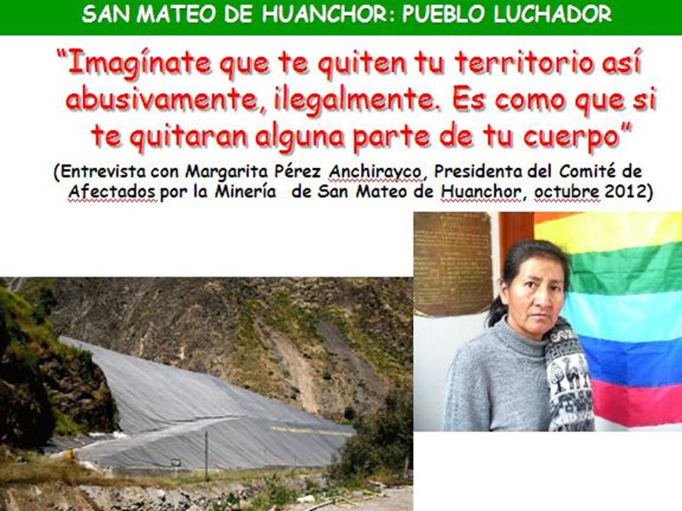 SAN MATEO DE HUANCHOR: PUEBLO LUCHADOR