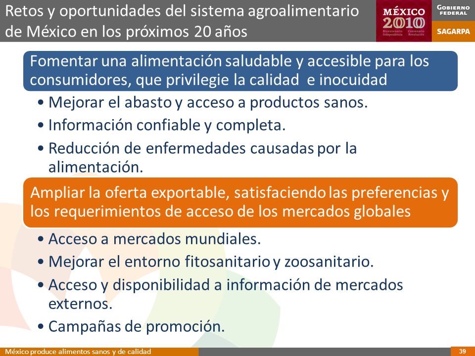 Mejorar el abasto y acceso a productos sanos.
