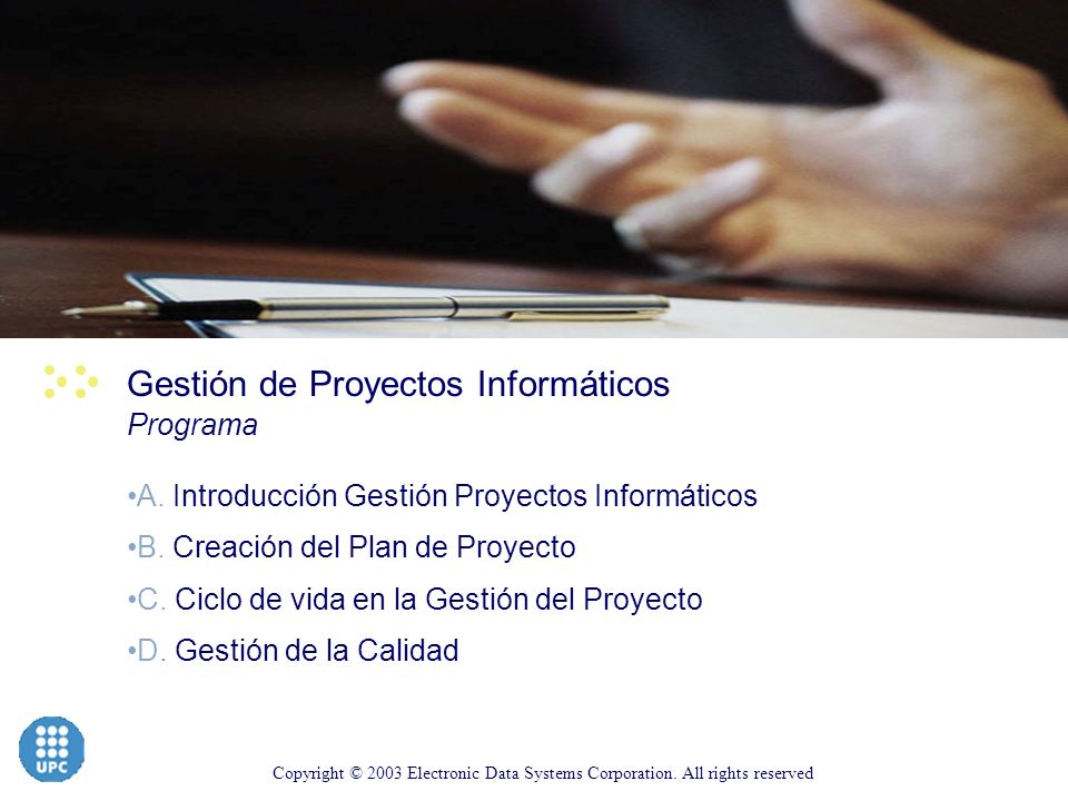 Gestión de Proyectos Informáticos