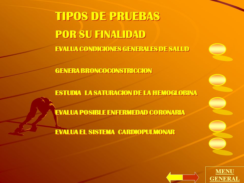 TIPOS DE PRUEBAS POR SU FINALIDAD