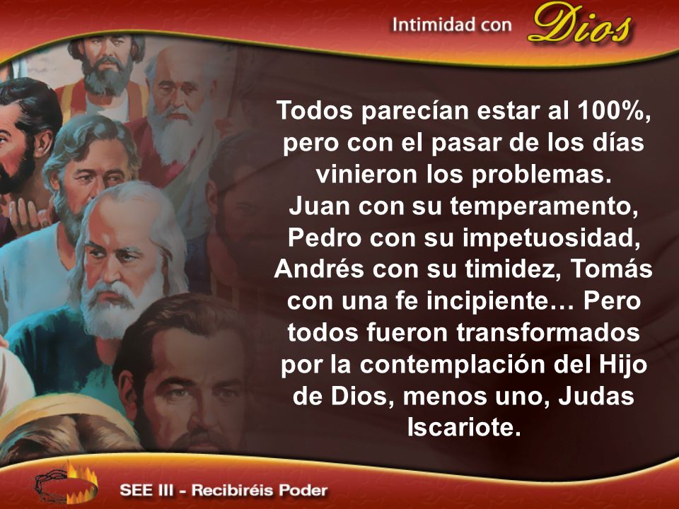 Todos parecían estar al 100%, pero con el pasar de los días vinieron los problemas.
