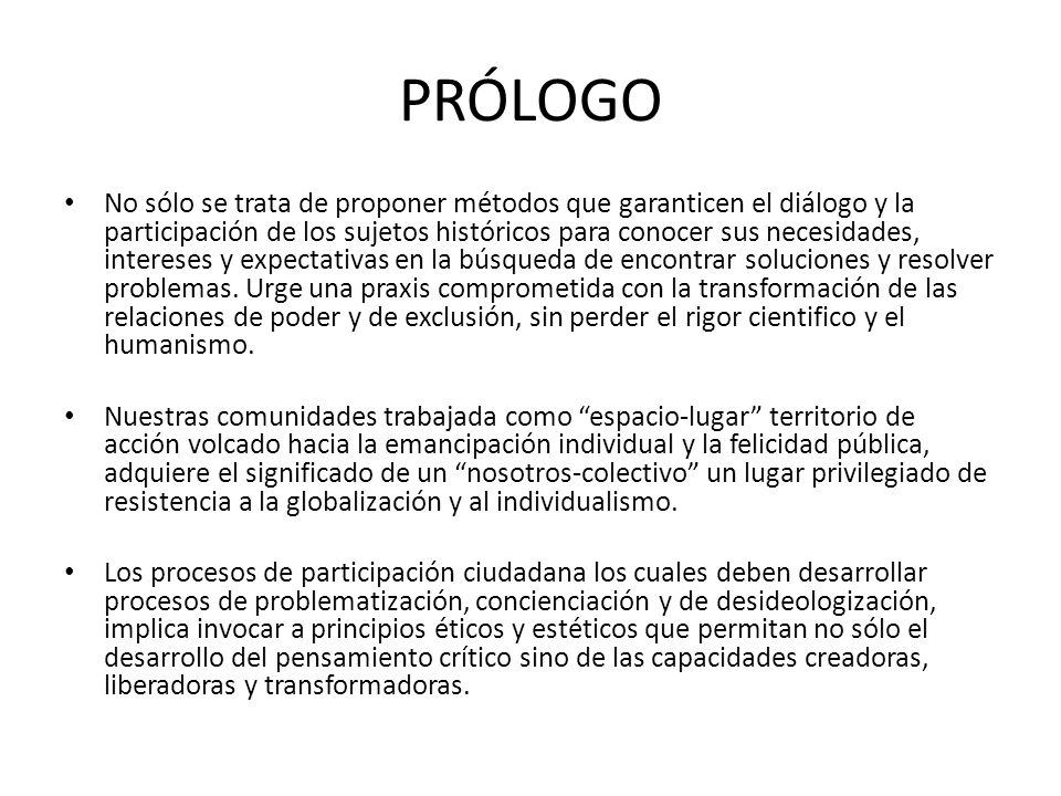 PRÓLOGO