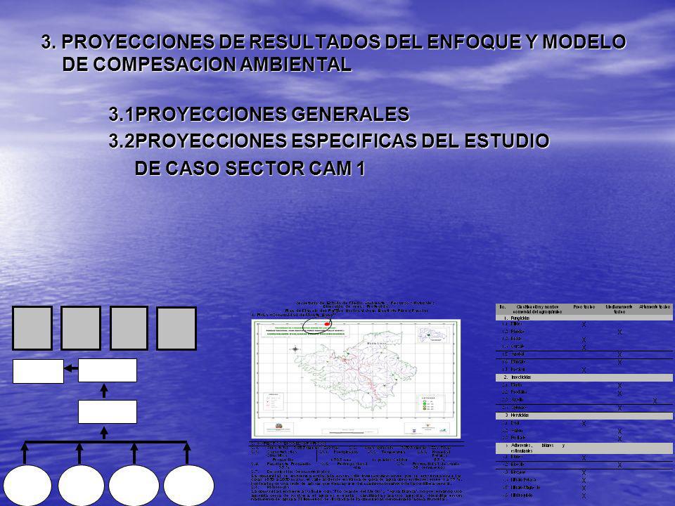 3. PROYECCIONES DE RESULTADOS DEL ENFOQUE Y MODELO DE COMPESACION AMBIENTAL