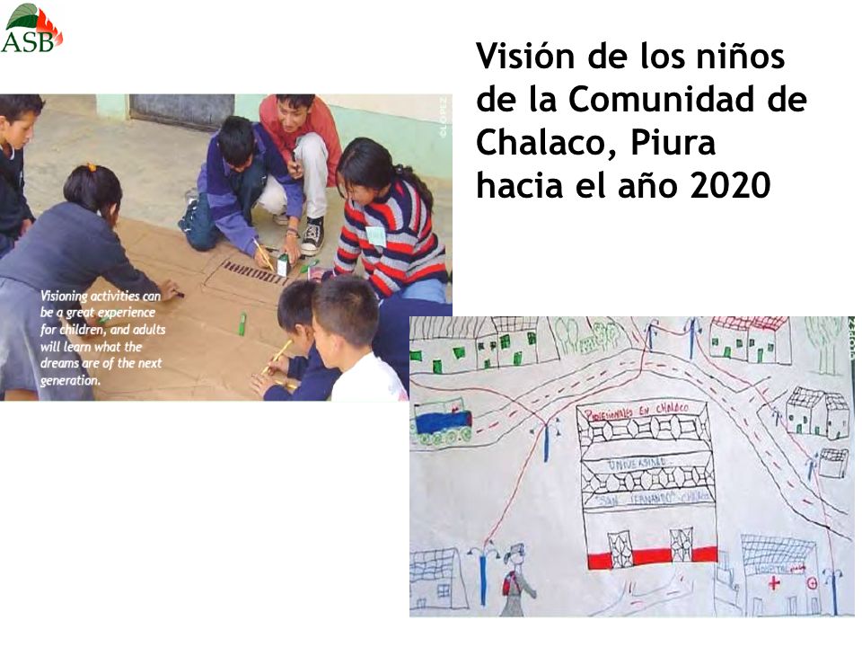 Visión de los niños de la Comunidad de Chalaco, Piura hacia el año 2020
