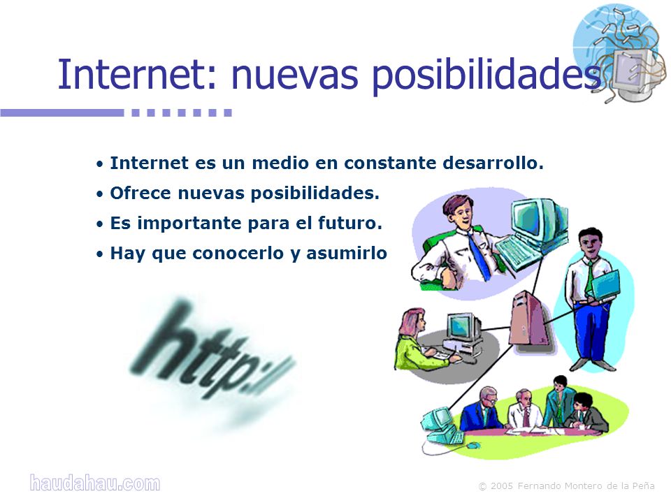 Internet: nuevas posibilidades