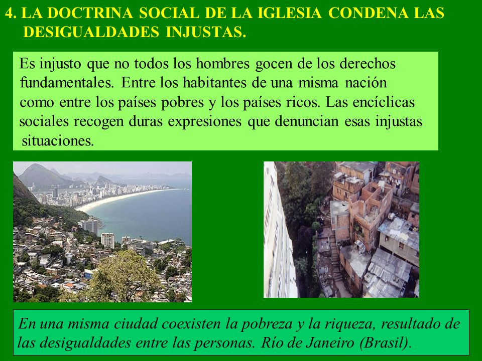 Es injusto que no todos los hombres gocen de los derechos