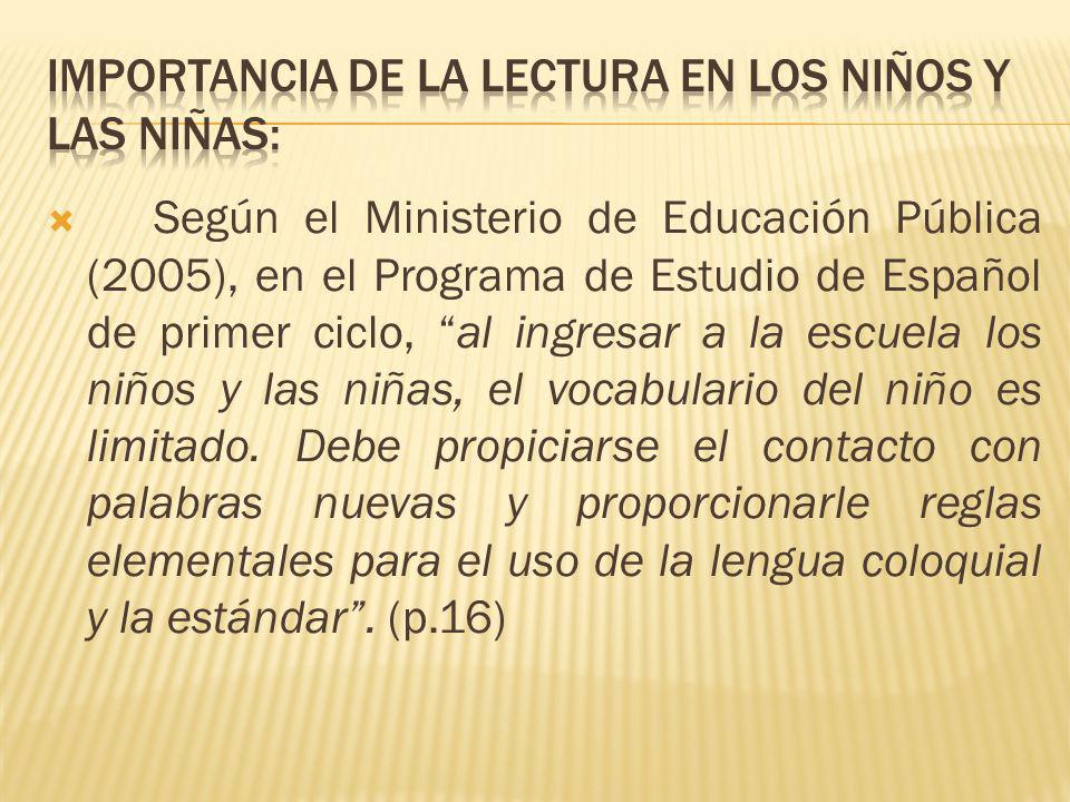 IMPORTAncia de la lectura en los niños y las niñas:
