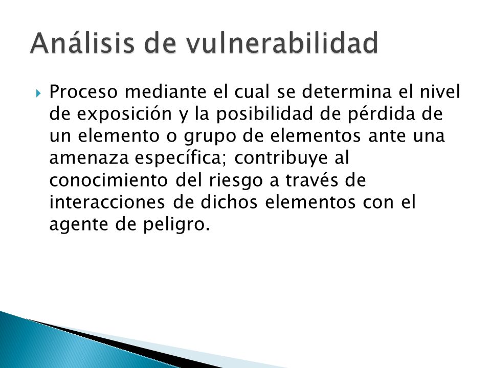 Análisis de vulnerabilidad