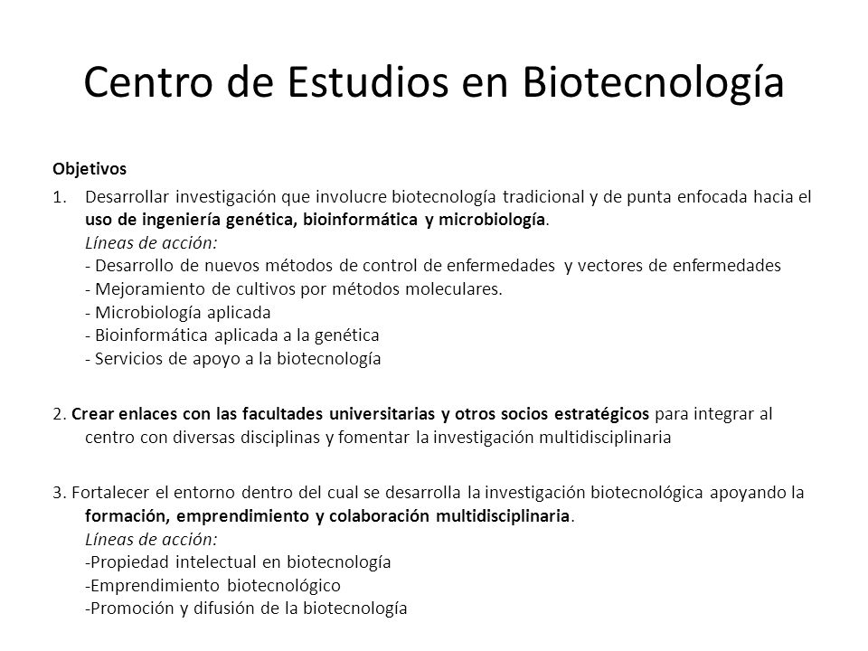 Centro de Estudios en Biotecnología