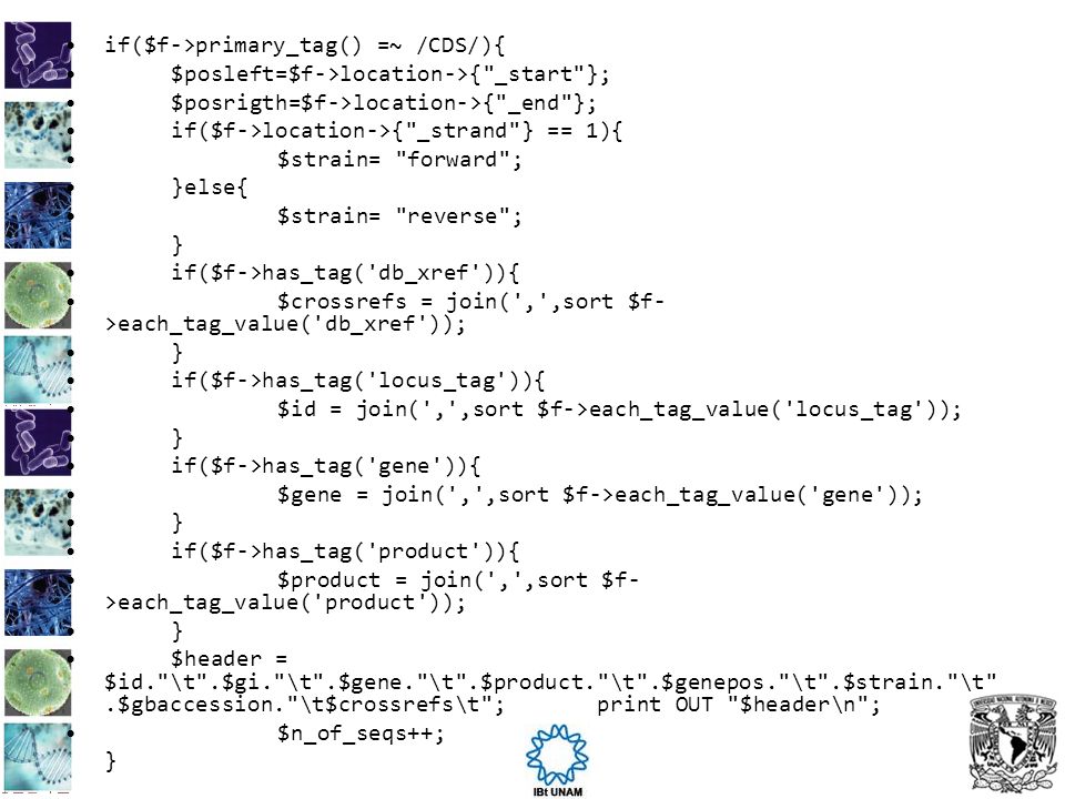 if($f->primary_tag() =~ /CDS/){