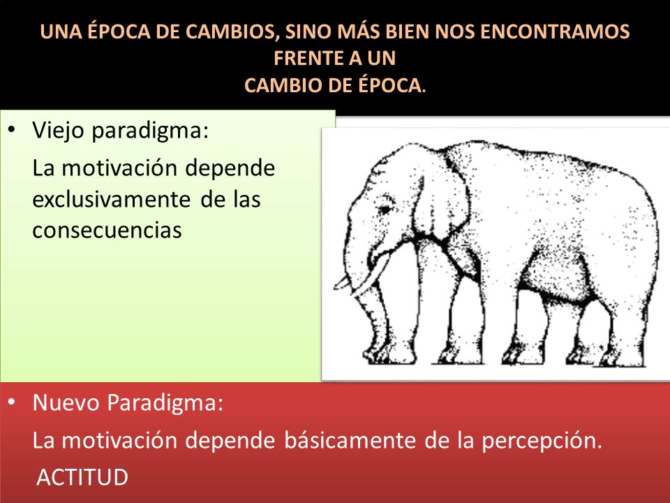 La motivación depende exclusivamente de las consecuencias