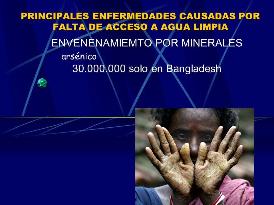 PRINCIPALES ENFERMEDADES CAUSADAS POR FALTA DE ACCESO A AGUA LIMPIA