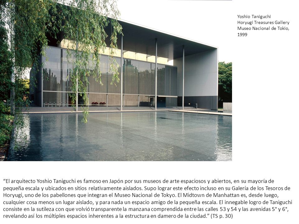 Yoshio Taniguchi Horyugi Treasures Gallery. Museo Nacional de Tokio,