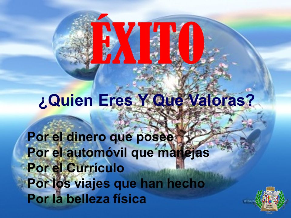 ¿Quien Eres Y Que Valoras