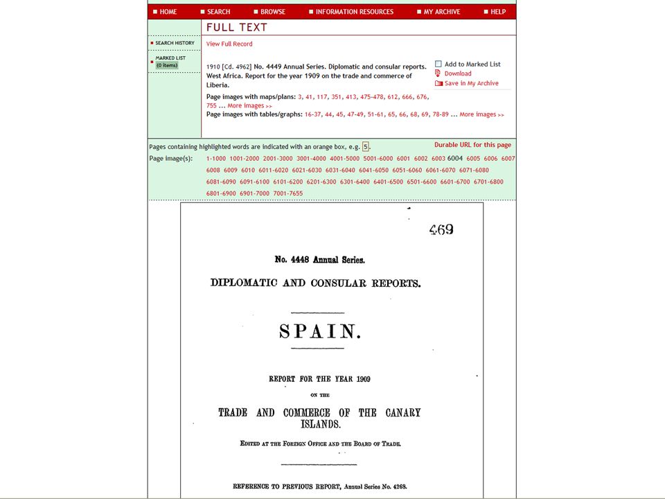They can be quite difficult to use because many separate reports were bound up into single Parliamentary Papers, so you get thousands of pages and the main title, if it’s been taken directly from the first page, doesn’t reflect the full volume.