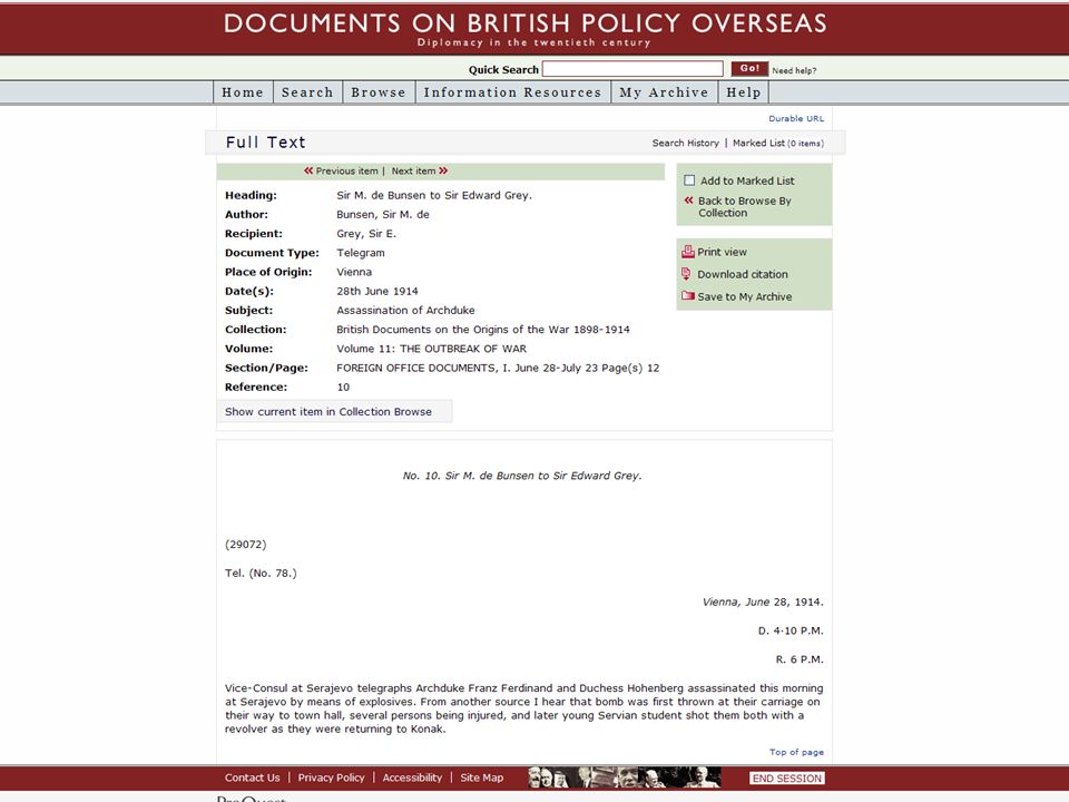 All of the documents in DBPO have been keyed as and fully indexed to ensure accurate searching.