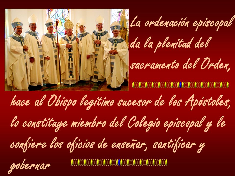 La ordenación episcopal