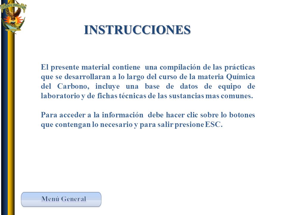 INSTRUCCIONES