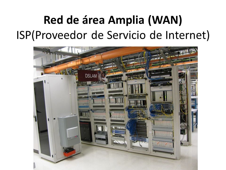 Red de área Amplia (WAN) ISP(Proveedor de Servicio de Internet)