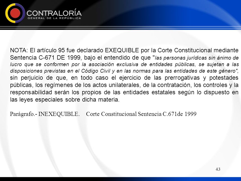 Parágrafo.- INEXEQUIBLE. Corte Constitucional Sentencia C.671de 1999