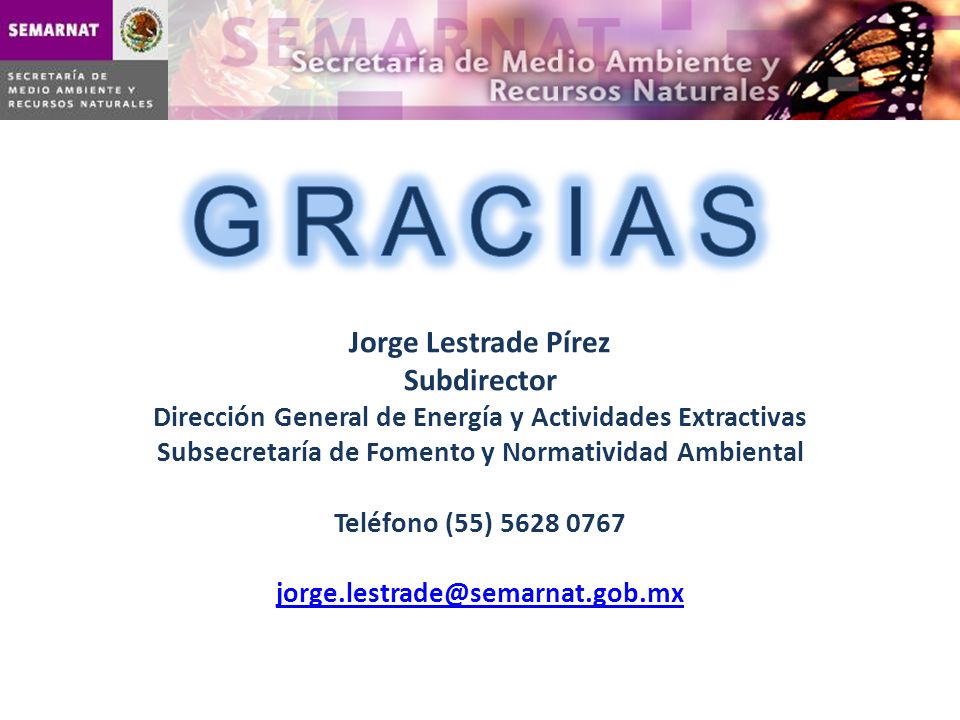 G R A C I A S Jorge Lestrade Pírez Subdirector