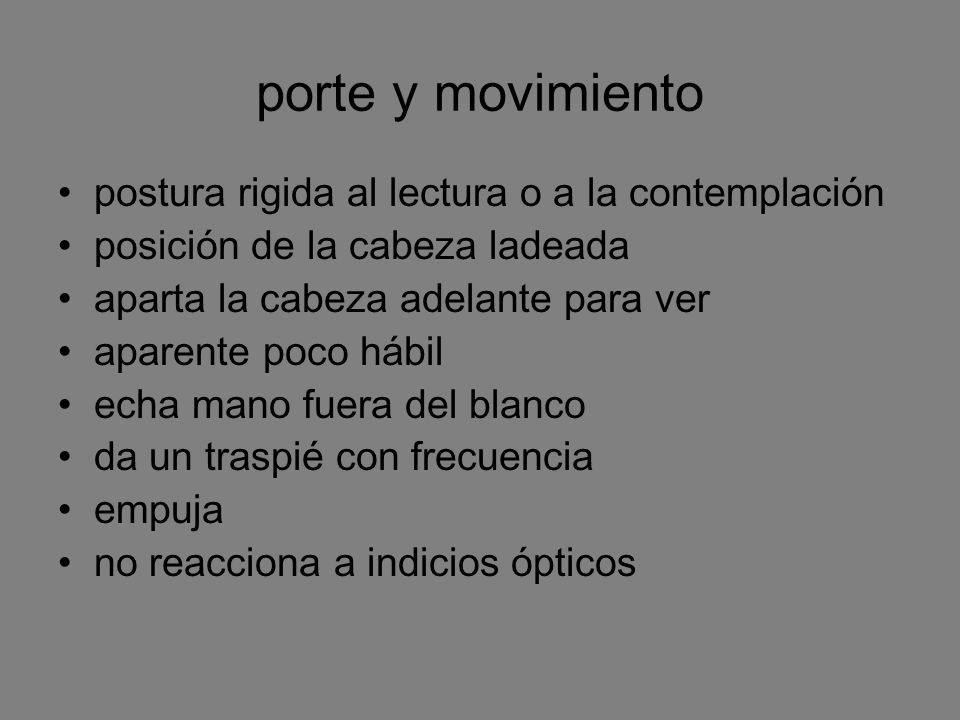 porte y movimiento postura rigida al lectura o a la contemplación