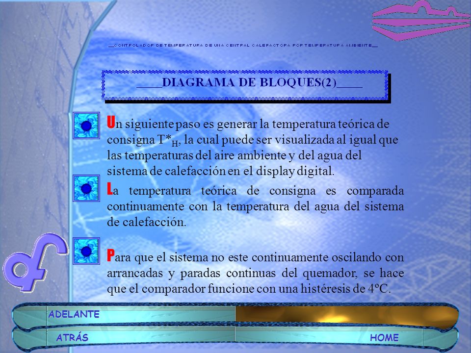 Un siguiente paso es generar la temperatura teórica de consigna T