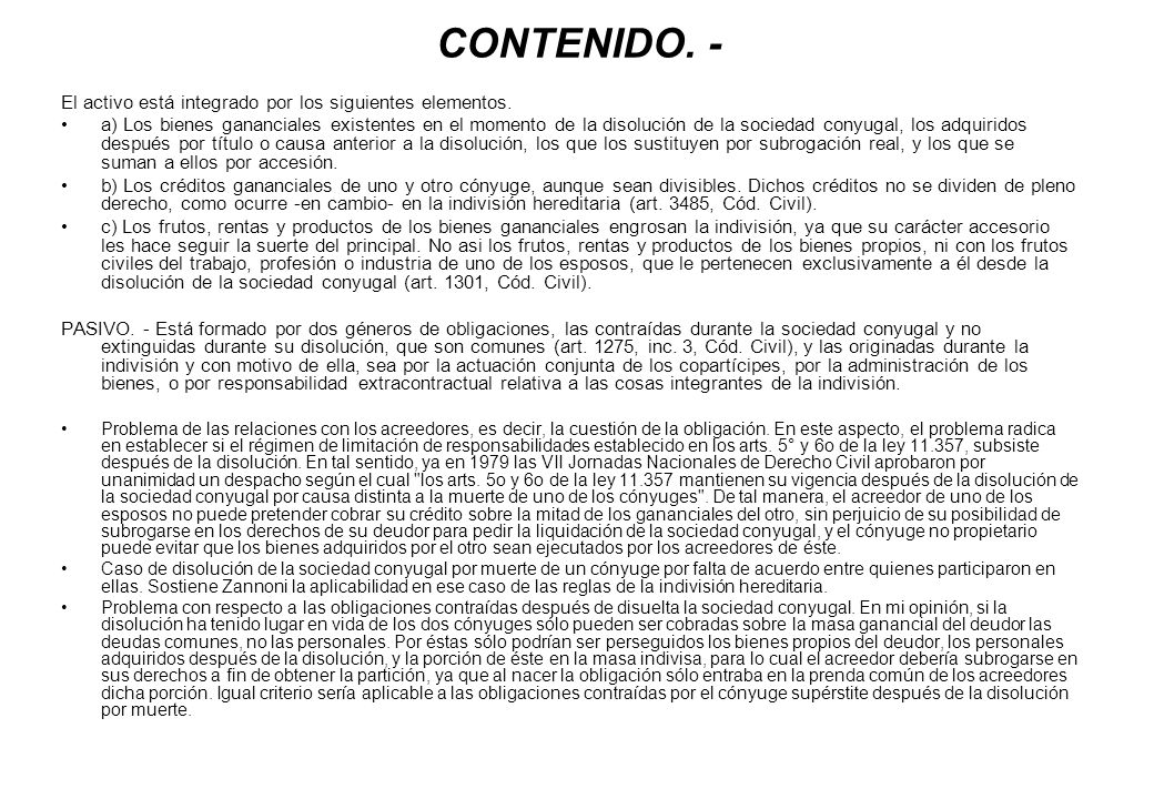 CONTENIDO. - El activo está integrado por los siguientes elementos.