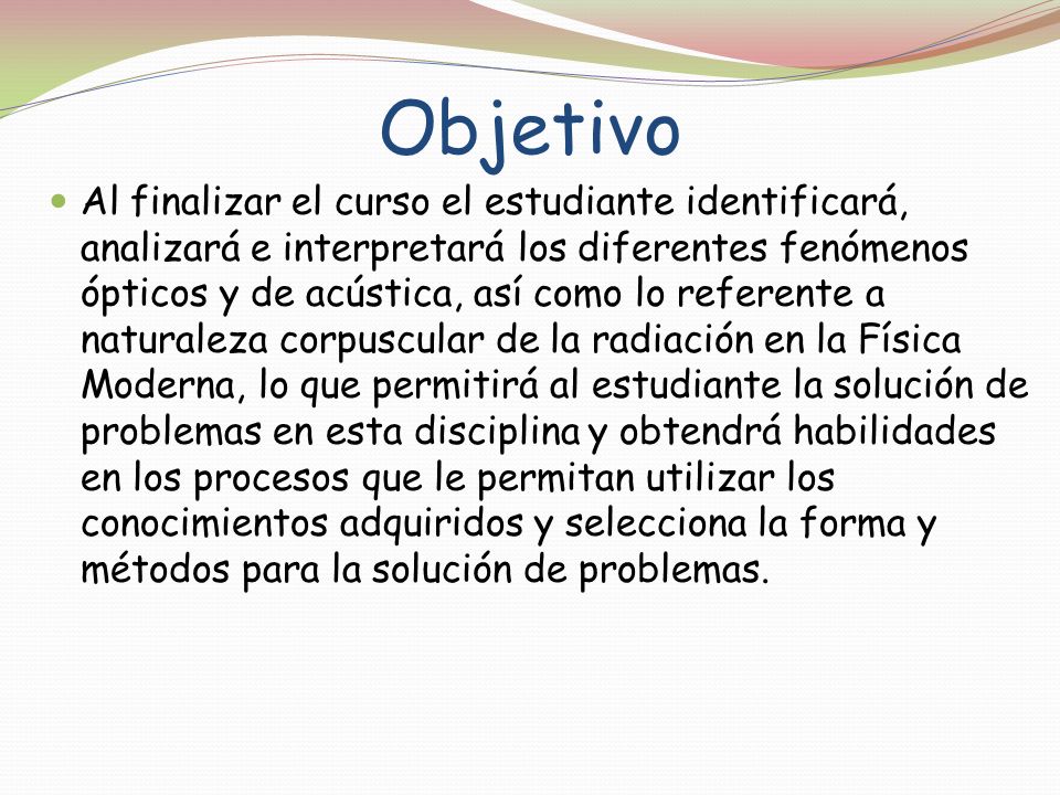 Objetivo