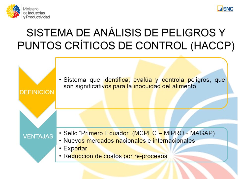 SISTEMA DE ANÁLISIS DE PELIGROS Y PUNTOS CRÍTICOS DE CONTROL (HACCP)