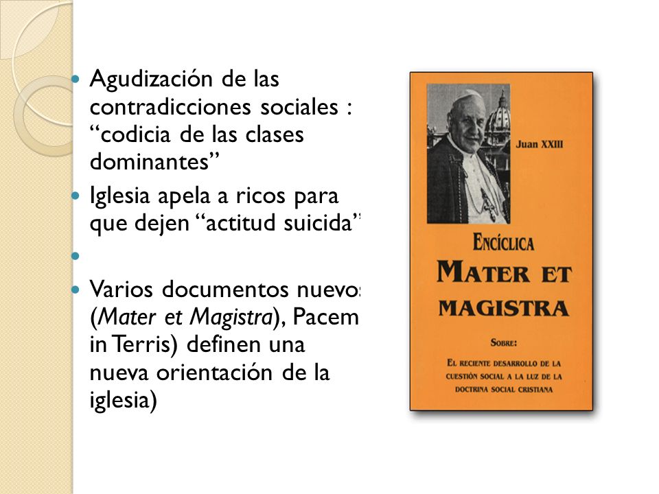 Agudización de las contradicciones sociales : codicia de las clases dominantes