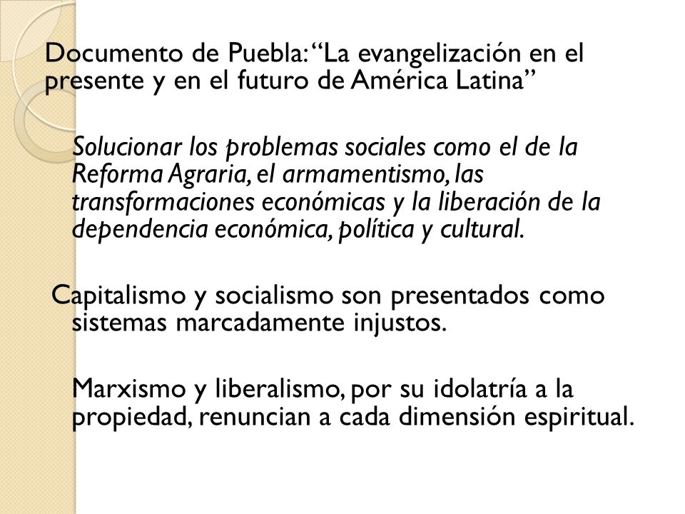 Documento de Puebla: La evangelización en el presente y en el futuro de América Latina