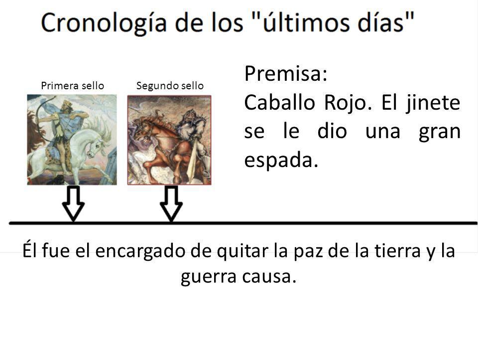 Él fue el encargado de quitar la paz de la tierra y la guerra causa.