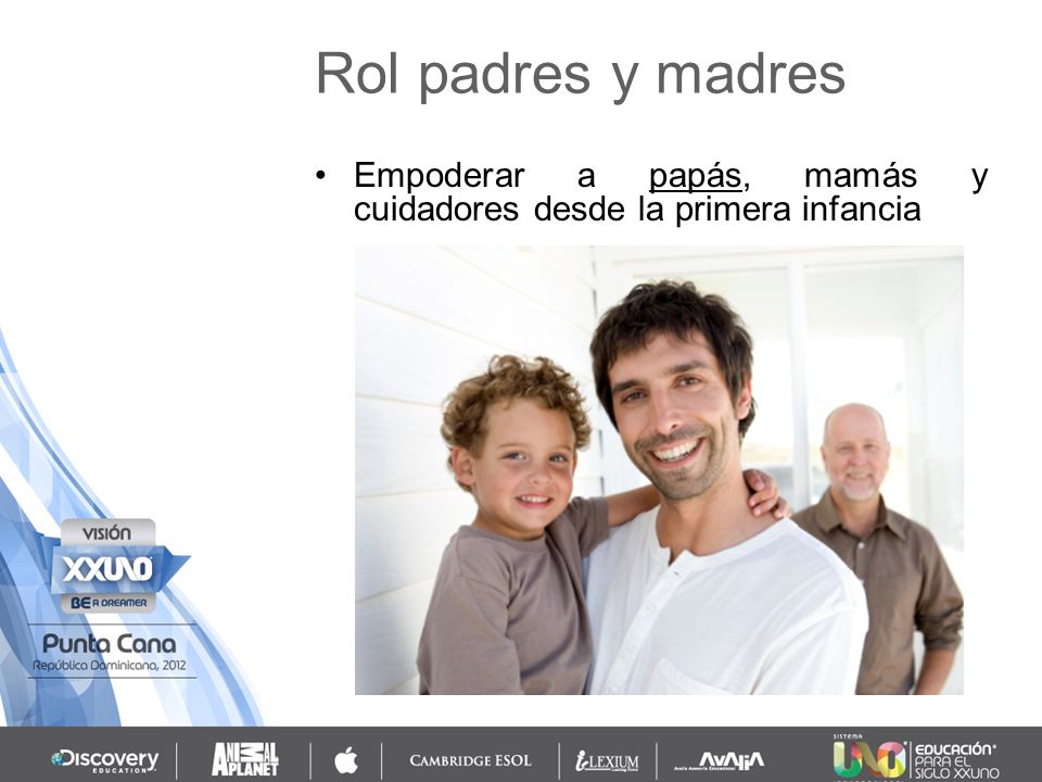 Rol padres y madres Empoderar a papás, mamás y cuidadores desde la primera infancia