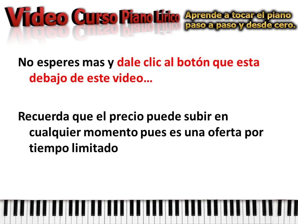No esperes mas y dale clic al botón que esta debajo de este video… Recuerda que el precio puede subir en cualquier momento pues es una oferta por tiempo limitado