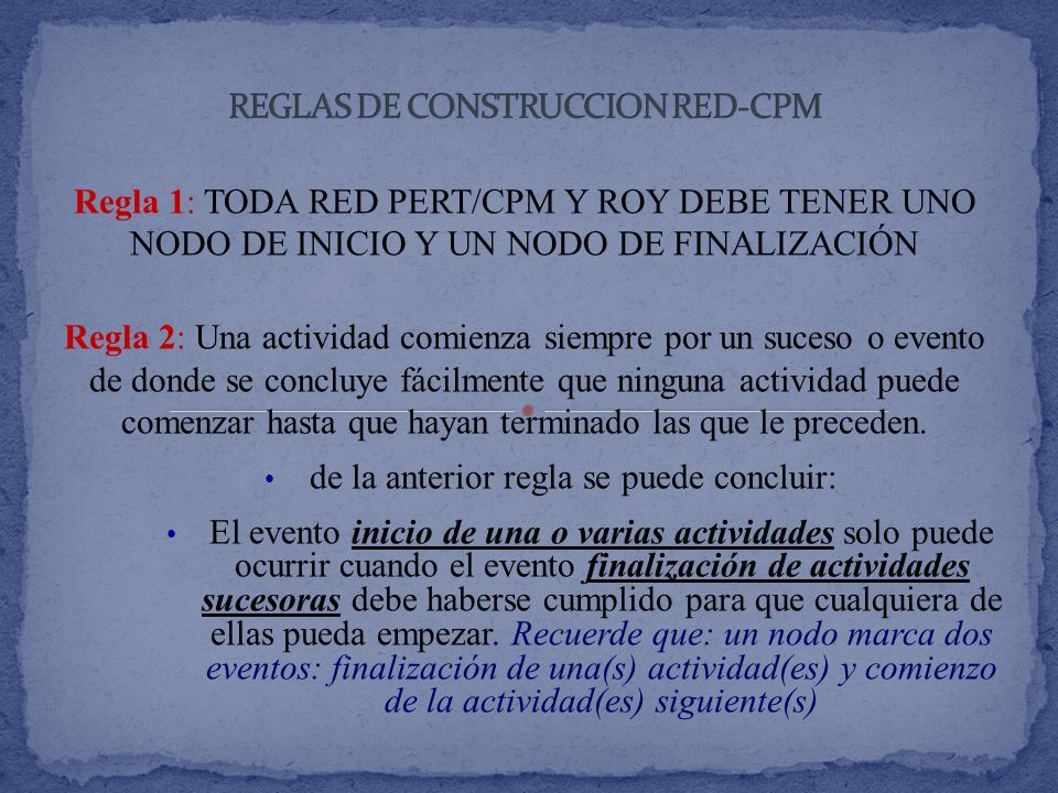 REGLAS DE CONSTRUCCION RED-CPM